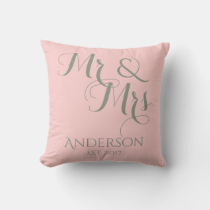 Almofada Personalizado Sr. e Sra. Casamento ou Presente de