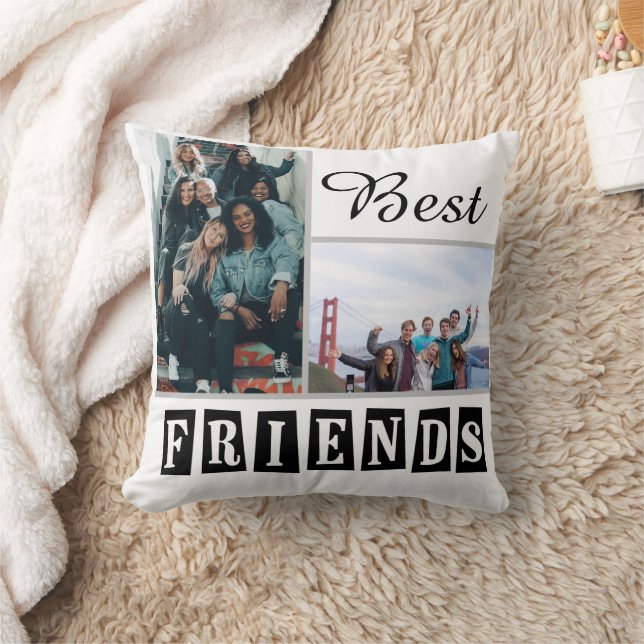 Almofada Personalizar a Cotação Chic dos Melhores Amigos Mo (Cobertor)