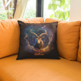 Almofada Personalizar Capricórnio Zodiac Horoscope Fantasia