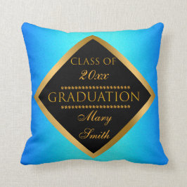 Almofada Personalizar Céu Azul Dourado Simples Moderno