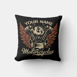 Almofada Personalizar Garagem de Motocicletas Biker