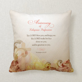 Almofada Personalizar nome e ano freira, 60 anos religioso