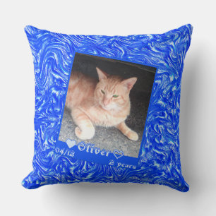 Almofada Personalizar o animal de estimação do gato fotográ