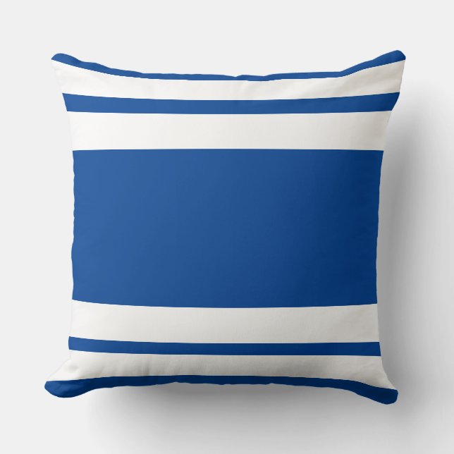 Almofada Personalizar o Azul e Branco Desportivo Adicionar  (Frente)