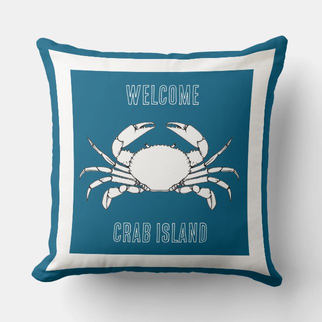 Almofada Personalizar O Cushion De Lançamento - Bem-Vindo À (Frente)