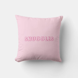 Almofada Personalizar o nome ou a rosa claro de texto do "S