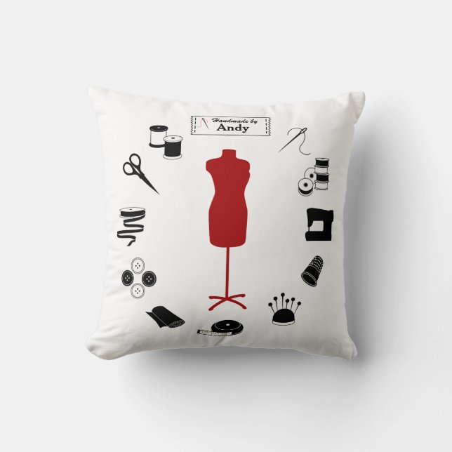 Almofada Personalizar o Travesseiro de etiquetas (Frente)