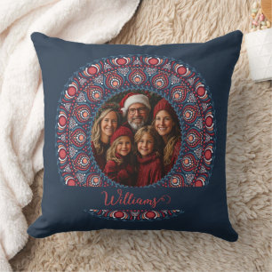 Almofada Personalizar Retrato da Família Russet Natal Manda