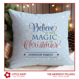 Almofada Personalizável Acredite na Magia do Natal