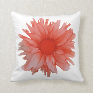 Almofada Personalizável!! Coral Daisy, pintado