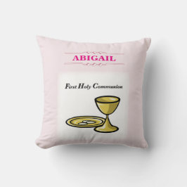 Almofada Personalizável, Corpo de Comunhão de Meninas e San