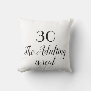 Almofada Personalizável do Keepape de aniversário de 30 ano