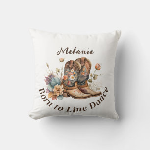 Almofada Personalize Dança de Linha Boho Ocidental