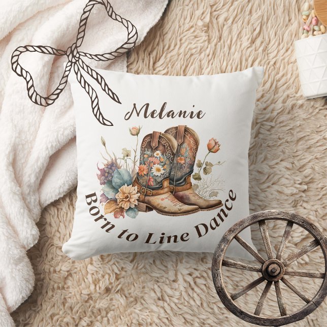Almofada Personalize Dança de Linha Western Boho (Criador carregado)