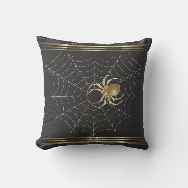 Almofada Personalize este Travesseiro do Ouro Spider Decora (Frente)