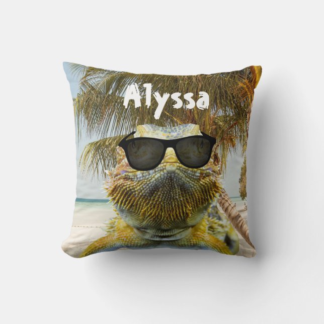 Almofada Personalize o Summer Beach Fund (Frente)