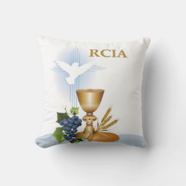 Almofada Personalize, RCIA Parabéns Sacramento Católico