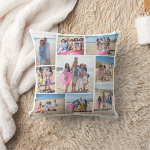 Almofada Personalize sua própria colagem de fotos 9