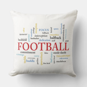 Almofada Personalize, treinador de futebol Obrigado em pala