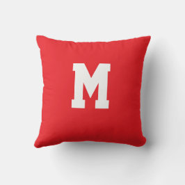Almofada Personalized Alphabet  Throw Pillow