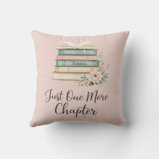 Almofada Personalized Book Lover “Just One More Chapter
