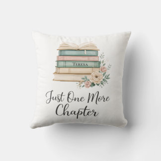 Almofada Personalized Book Lover “Just One More Chapter