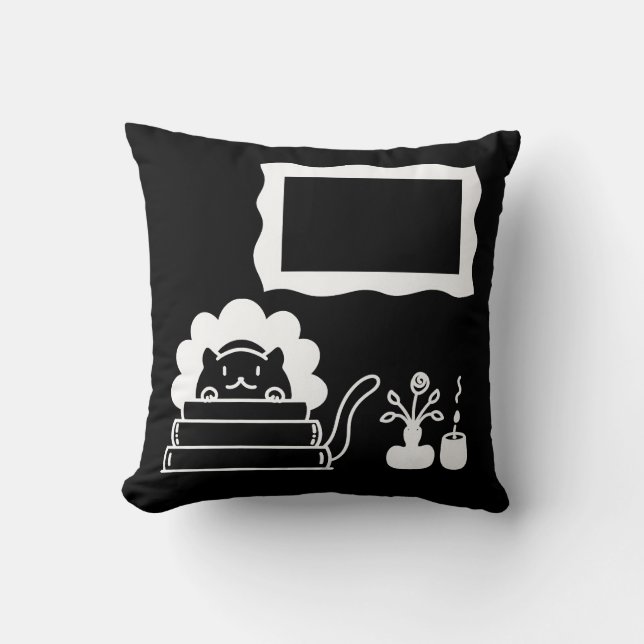 Almofada Personalized Book Titles and Picture Frame (Frente)