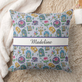 Almofada Personalized Cats Beauty and the Beast Book Girl