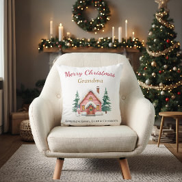 Almofada Personalized Christmas Grandma Pillow Gift