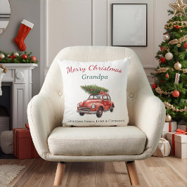 Almofada Personalized Christmas Grandpa Pillow Gift