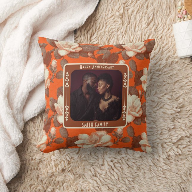 Almofada Personalized Couple Wedding Anniversary   (Cobertor)