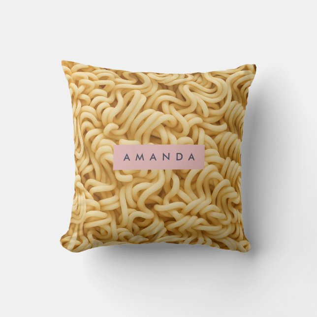 Almofada Personalized Creamy Noodle Food (Frente)