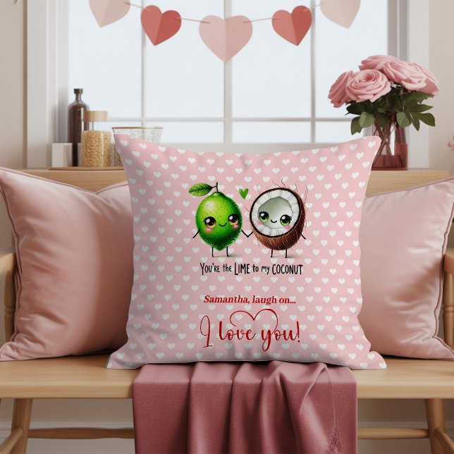 Almofada Personalized Cute Fruit Pun Funny Valentine Pillow (Personalized Cute Fruit Pun Funny Valentine Pillow

)