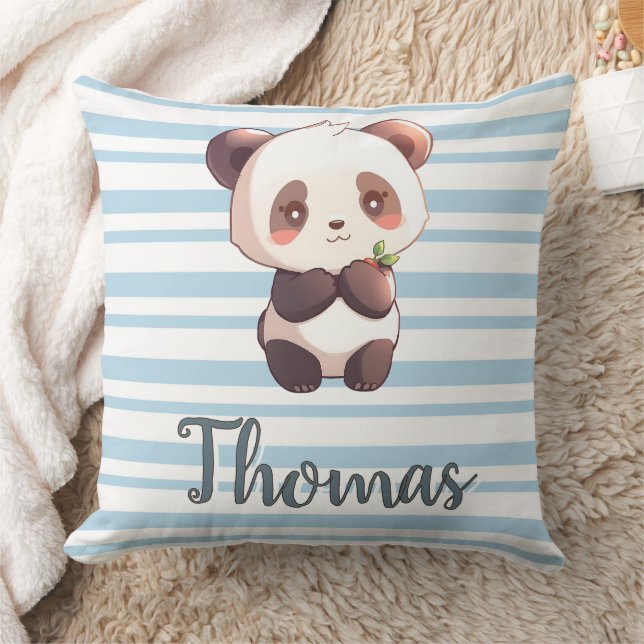 Almofada Personalized Cute Panda Throw Pillow (Cobertor)