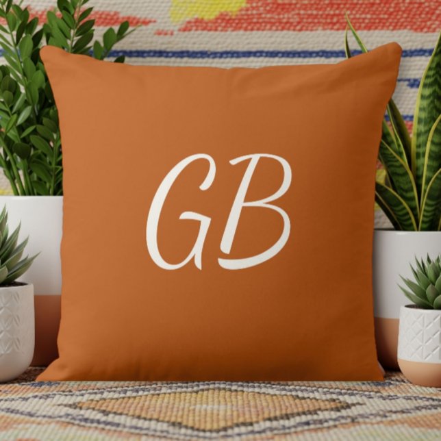 Almofada Personalized Decorative Pillow with Initials (Criador carregado)