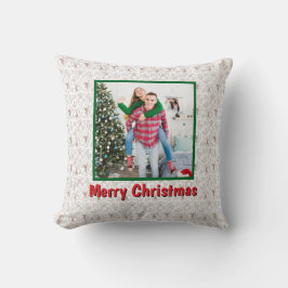 Almofada Personalized Family Christmas Stylish Photo