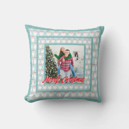 Almofada Personalized Family Christmas Stylish Photo