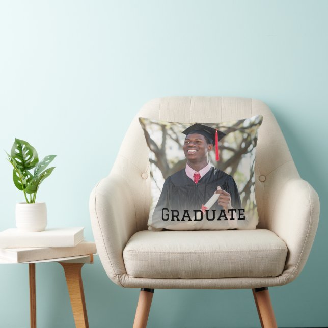 Almofada Personalized Graduation Photo Keepsake Memory Gift (Cadeira)