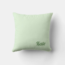 Almofada Personalized Modern Elegant Typography Name