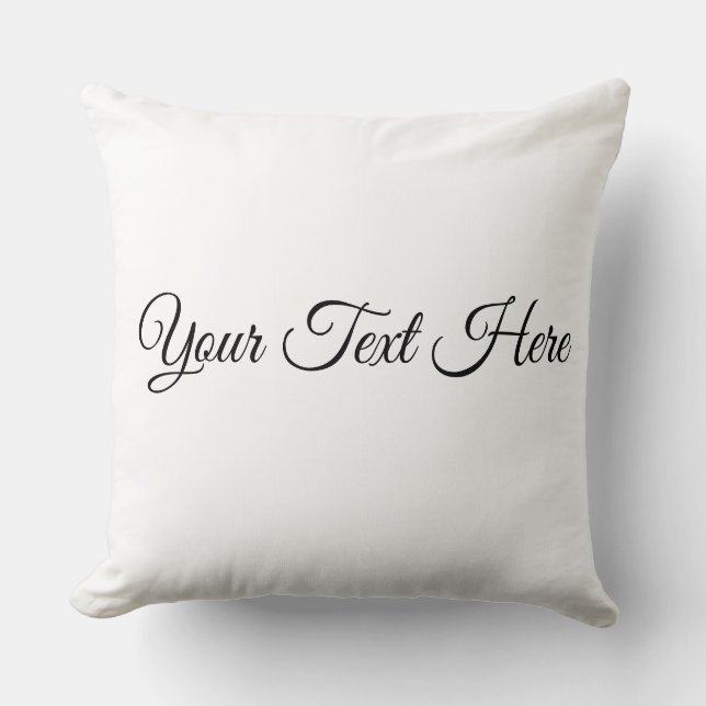 Almofada Personalized Pillow with Your Text  (Frente)
