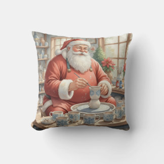 Almofada  Personalized Pottery Painting Santa Claus 