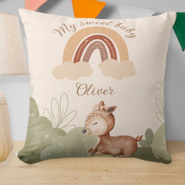 Almofada Personalized rainbow pillow with name (Criador carregado)