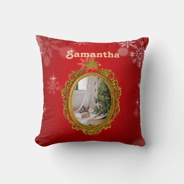 Almofada Personalized Throw Pillow 16" x 16" (Frente)