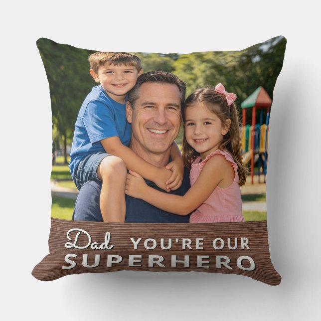 Almofada Personalized with 2 Photos and Text (Frente)