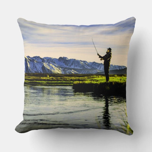 Almofada Pesca Mountain Lake Fish (Frente)