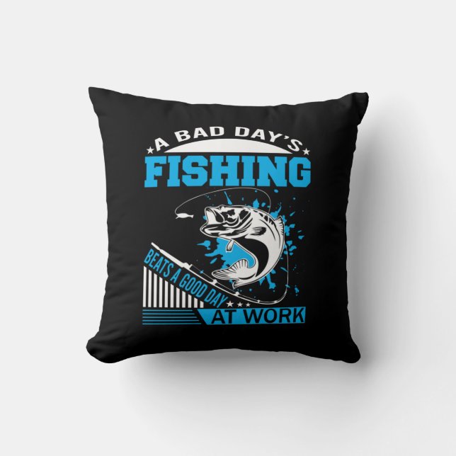 Almofada Pesca Presente Um Bom Dia (Frente)