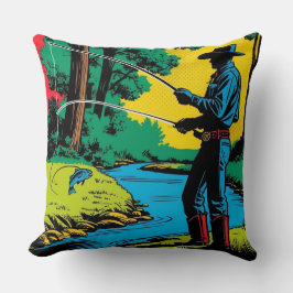 Almofada Pescador em Riverbank