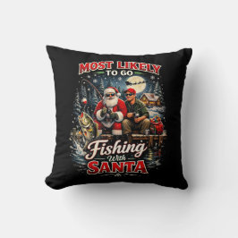 Almofada Pescando com Papai Noel