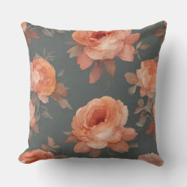 Almofada Pêssego e Cinza