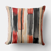 Pêssego vermelho branco e abstrato preto